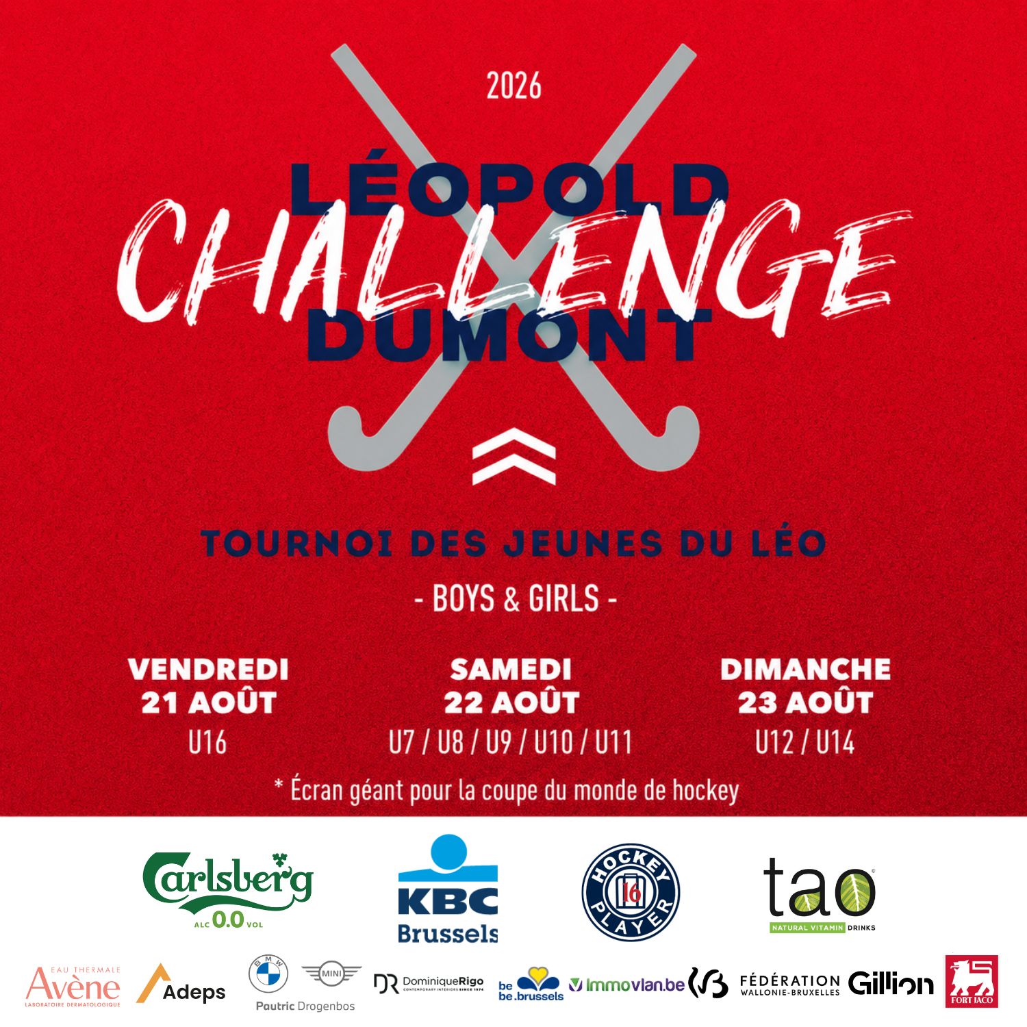 Affiche officielle du Challenge Léopold Dumont 2026